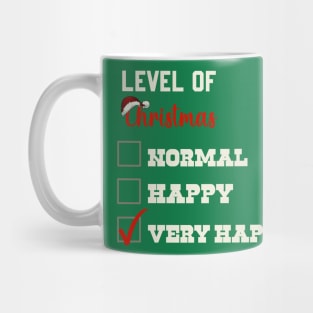 Level of Christmas Mug